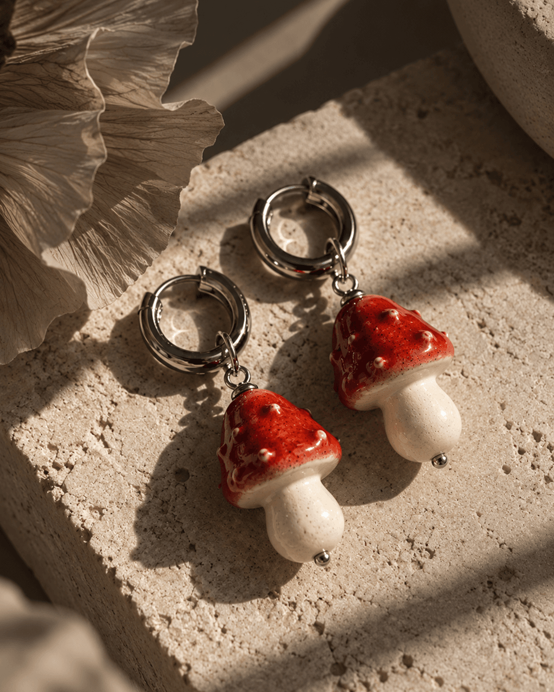 Mushroom Earrings